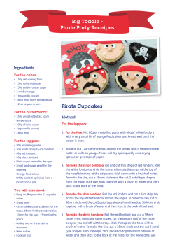 Big Toddle – Pirate Party Receipes