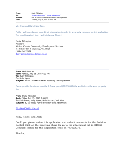 Mr. Cruse and Harrell and Sons, Public Health