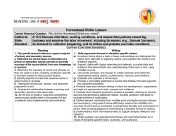 Homestead Strike Lesson