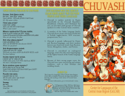 Chuvash - Indiana University Bloomington