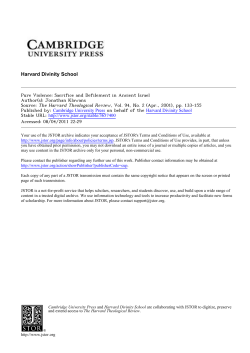 Pure Violence: Sacrifice and Defilement in