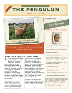 CSA newsletter v48 - Pendulum Fine Meats