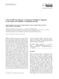 A Recent Shift fro Polygyny to Monogamy in Hu