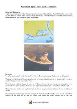 Fact Sheet: Spits &ndash; Hurst Castle - Hampshire