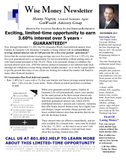 November Newsletter - GenWealth Advisory Group