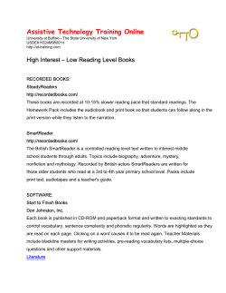 High Interest / Low Reading Level Books