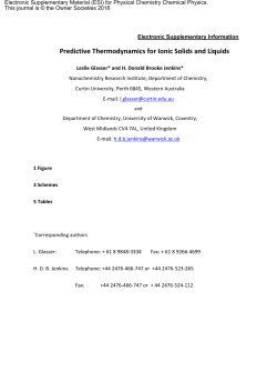 Supplementary Information - Royal Society of Chemistry