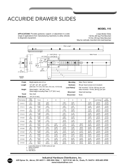 accuride drawer slides - Industrial Hardware Distributors Inc.