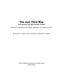 Full Article &ndash; PDF - Center for Economic and Social Justice