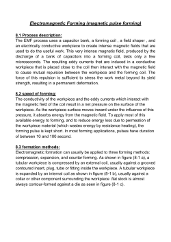 Electromagnetic Forming (magnetic pulse forming)