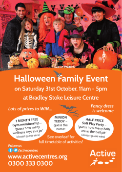 Halloween Family Event