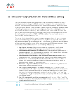 Top 10 Reasons Young Consumers Will Transform Retail