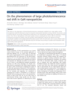 On the phenomenon of large photoluminescence red shift in GaN