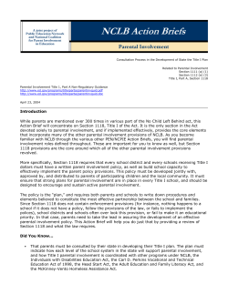 Introduction While parents are mentioned over 300 times in various