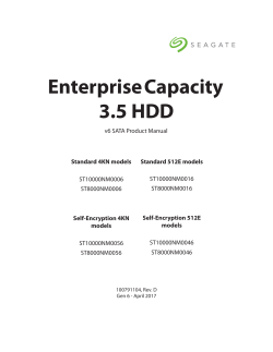 Enterprise Capacity 3.5 HDD