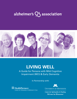 Living Well - Alzheimer`s Association