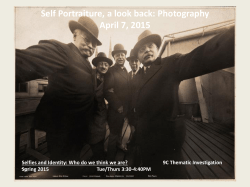Self Portraiture, a look back: Painting April 2, 2015