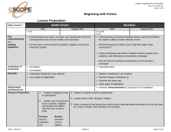 English I Unit 01 Lesson 01 Day 07