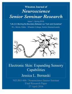 Electronic Skin Final Submission