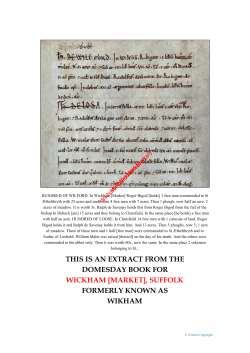 Little Domesday Book