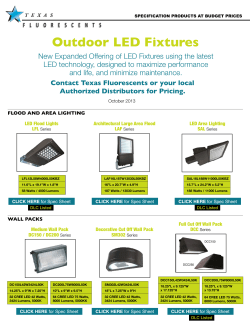 Outdoor LED Fixtures