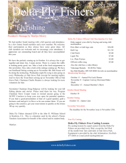 October 2006 - Delta Fly Fishers