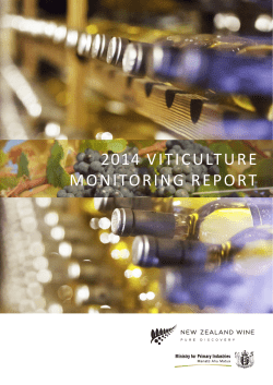 2014 Viticulture Monitoring Report