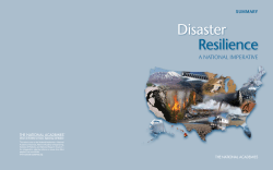 Disaster Resilience - The National Academies Press