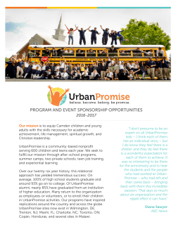 program and event sponsorship opportunities