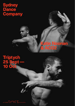 the program - Sydney Dance Company