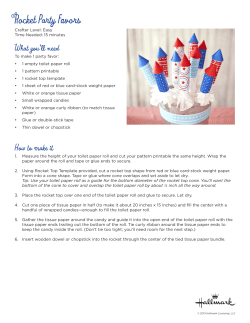Rocket Party Favors