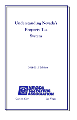 Understanding Nevada`s Property Tax System