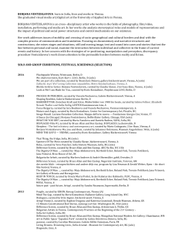 BORJANA VENTZISLAVOVA CV ENG 2016