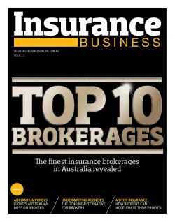 The finest insurance brokerages in Australia revealed