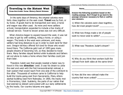 3rd Grade Reading Comprehension Worksheets | Third Grade