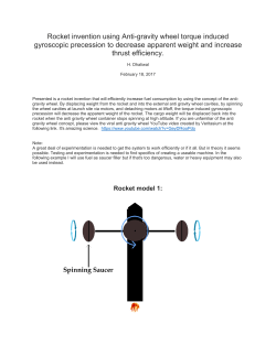 Rocket invention using Anti-gravity wheel torque induced