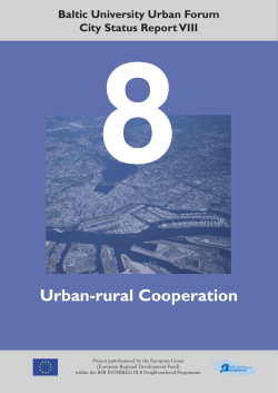 Urban-rural Cooperation - Baltic University Programme