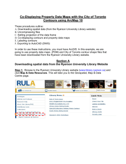 Co-Displaying Property Data Maps with the City of Toronto Contours