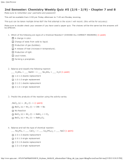 Quia - Quiz Preview - Blue Valley Schools