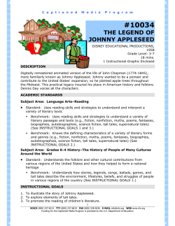 10034 the legend of johnny appleseed
