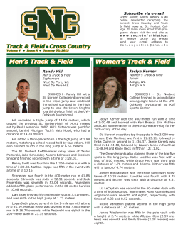 January 30, 2013 - St. Norbert College