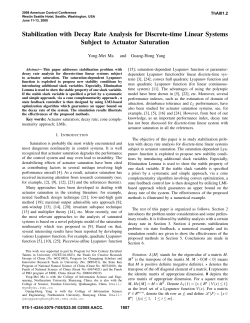 Stabilization with Decay Rate Analysis for