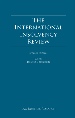 The International Insolvency Review