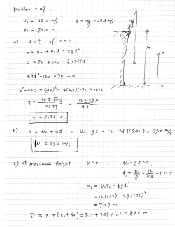 Solutions (including quiz #1)