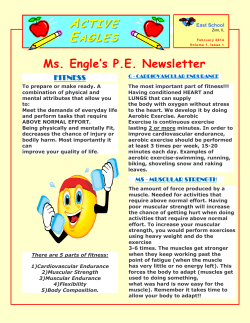 Ms. Engle`s PE Newsletter