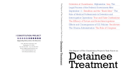 Detainee Treatment - Open Society Foundations
