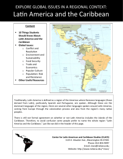 Exploring Global Issues in Latin America
