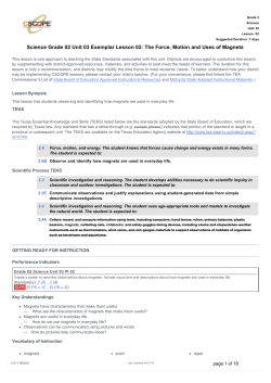 Science Grade 02 Unit 03 Exemplar Lesson 02