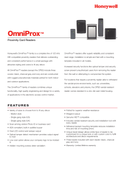OmniProx - Honeywell Security