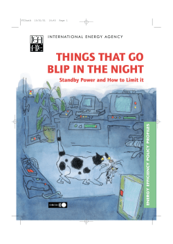 Things that go Blip in the Night- Standby Power